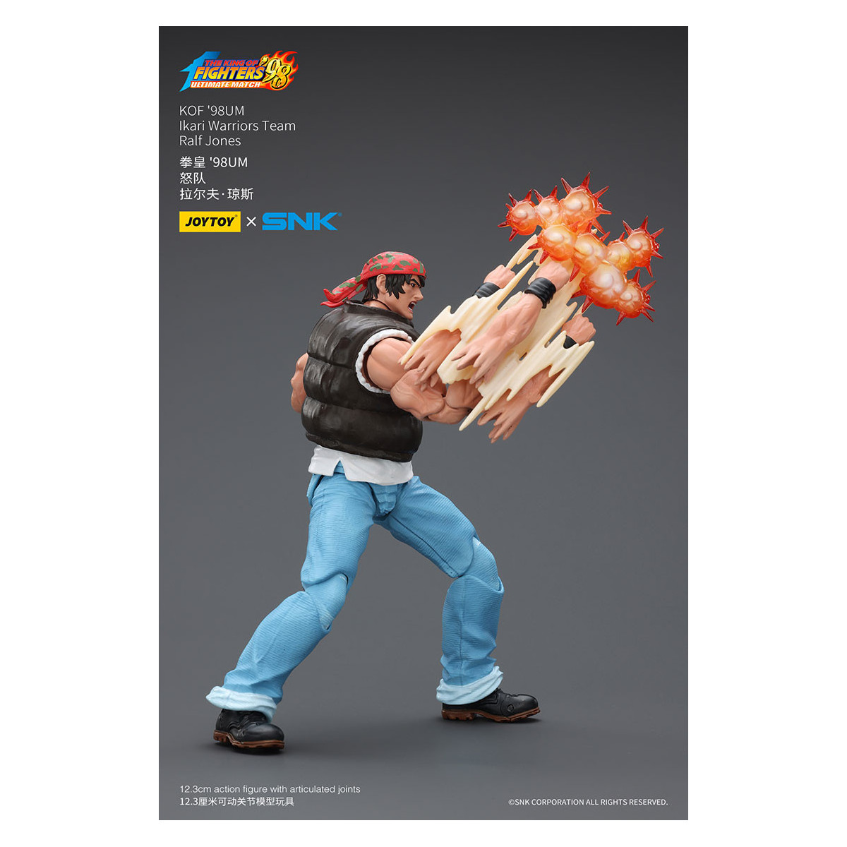 Joytoy X SNK- The King of Fighters 98 UM - Ralf Jones - Equipo Ikari Warriors