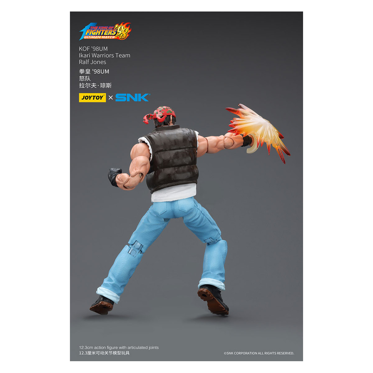 Joytoy X SNK- The King of Fighters 98 UM - Ralf Jones - Equipo Ikari Warriors