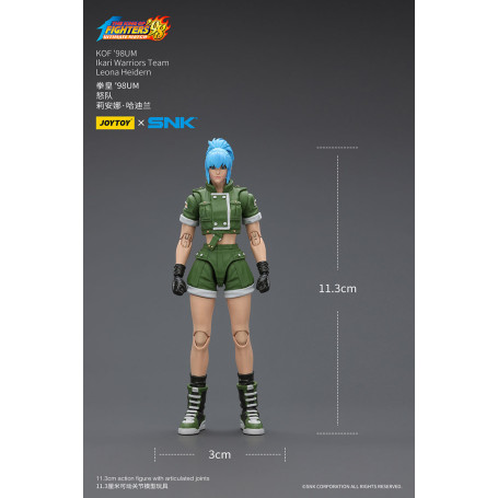 Joytoy X SNK- The King of Fighters 98 UM - Leona Heidern - Equipo Ikari Warriors