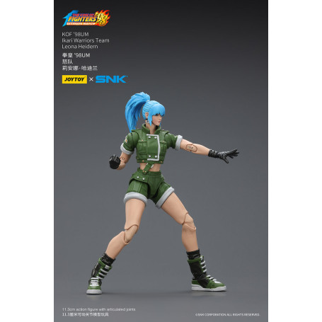Joytoy X SNK- The King of Fighters 98 UM - Leona Heidern - Equipo Ikari Warriors