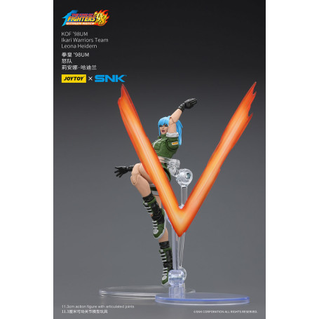 Joytoy X SNK- The King of Fighters 98 UM - Leona Heidern - Equipo Ikari Warriors