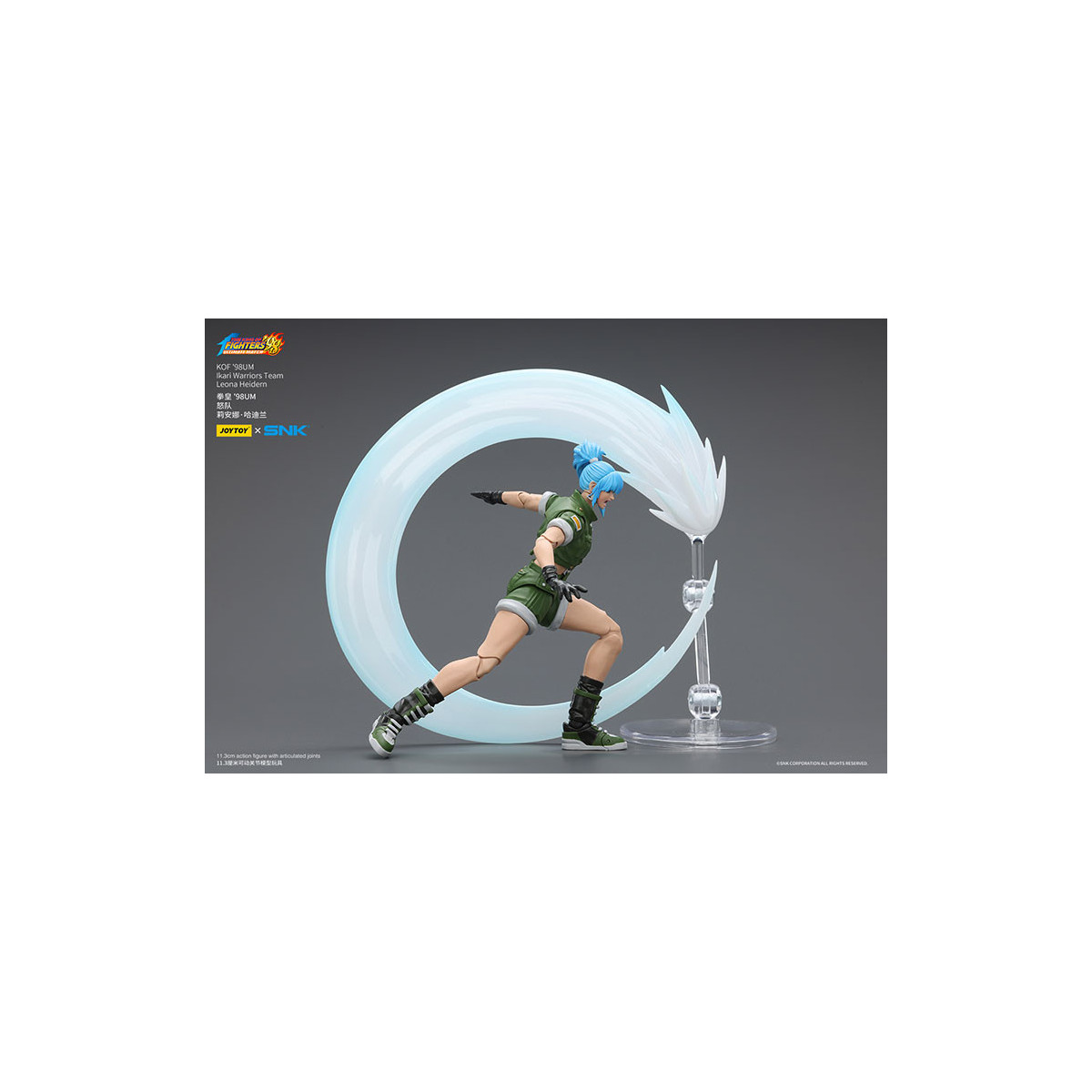 Joytoy X SNK- The King of Fighters 98 UM - Leona Heidern - Equipo Ikari Warriors