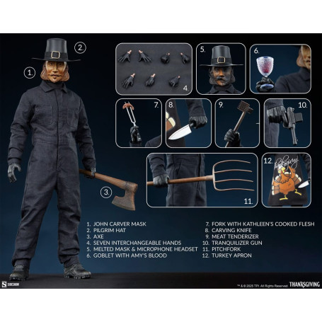 Sideshow - John Carver 1/6 - Acción de Gracias (2023)