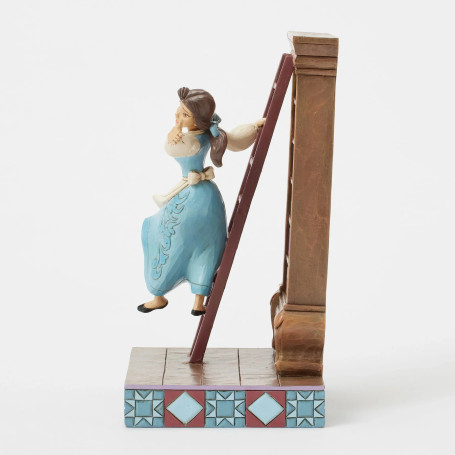 Enesco Disney Traditions by Jim Shore - Belle Bibliothèque - La Bella y la Bestia