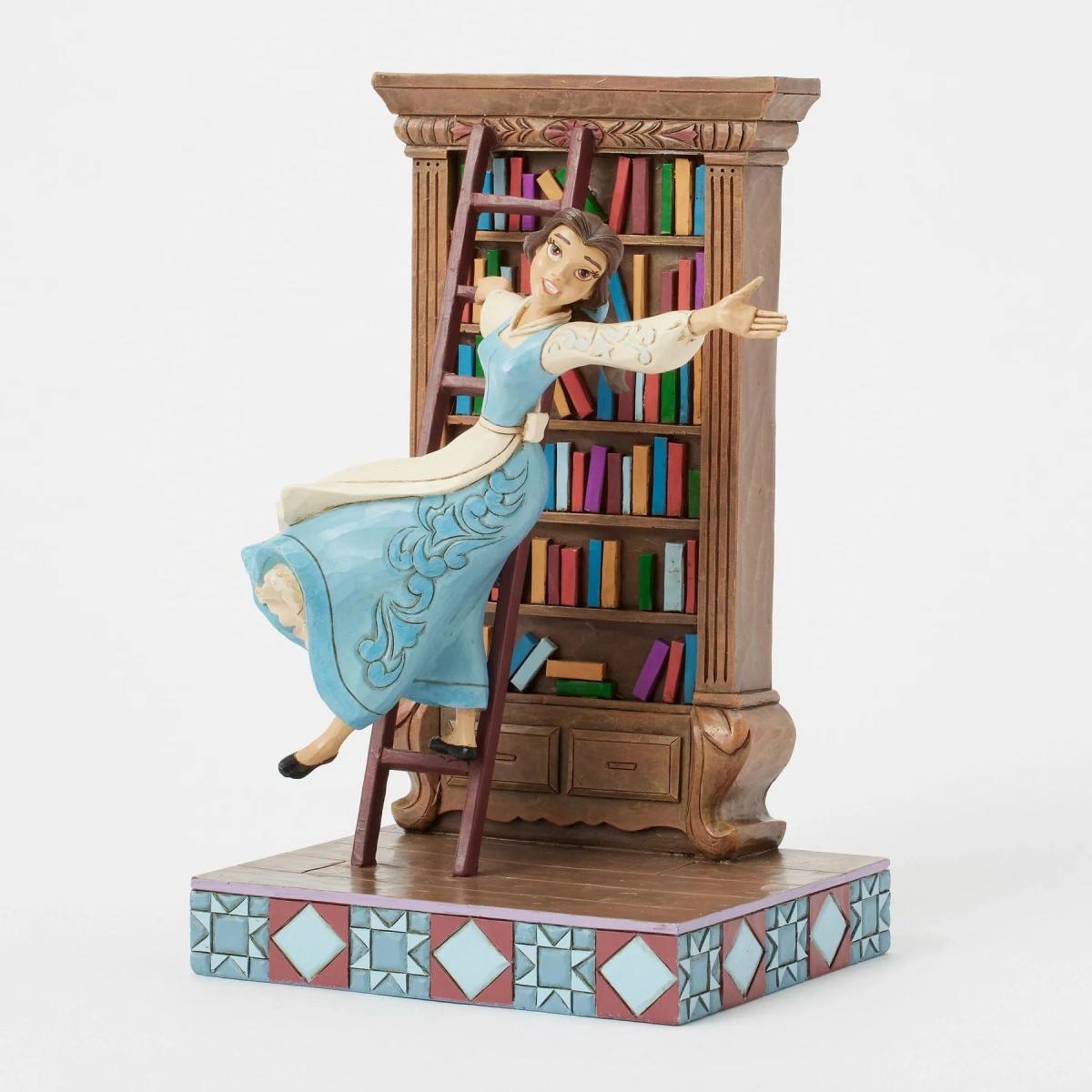 Enesco Disney Traditions by Jim Shore - Belle Bibliothèque - La Bella y la Bestia