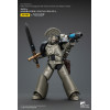 Joytoy - Warhammer - Iron Warriors MKVI Sargento Táctico con Espada de Poder y Pistola de Plasma