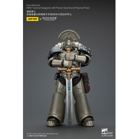 Joytoy - Warhammer - Iron Warriors MKVI Sargento Táctico con Espada de Poder y Pistola de Plasma