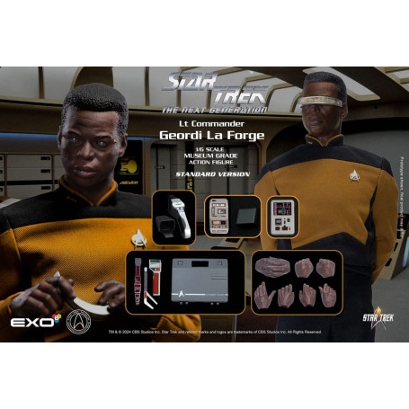 EXO-6 - Star Trek: The Next Generation - Geordi La Forge Versión Estándar Figura a Escala 1:6