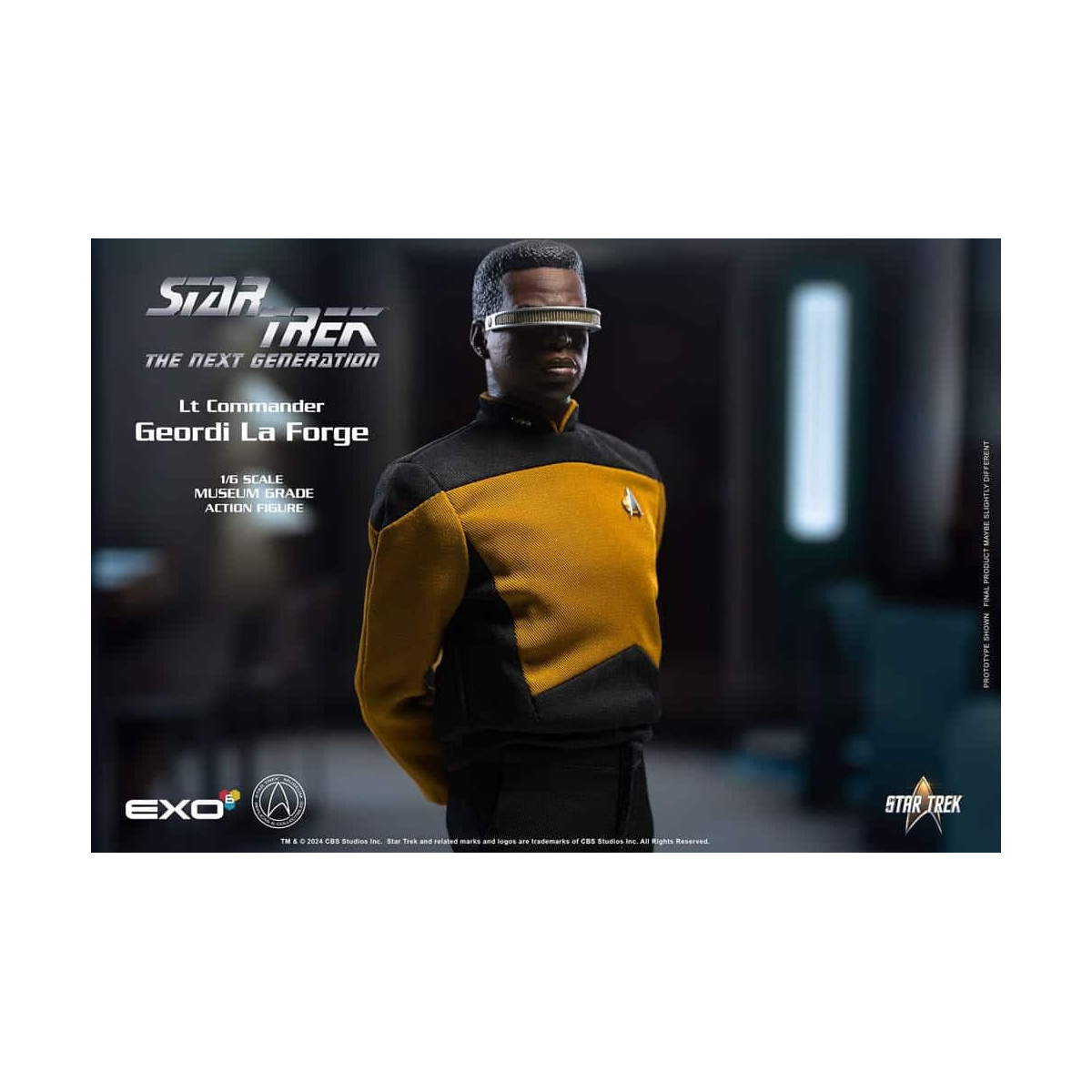 EXO-6 - Star Trek: The Next Generation - Geordi La Forge Versión Estándar Figura a Escala 1:6