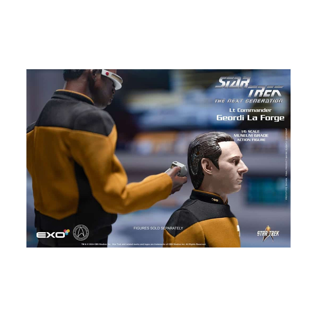 EXO-6 - Star Trek: The Next Generation - Geordi La Forge Versión Estándar Figura a Escala 1:6