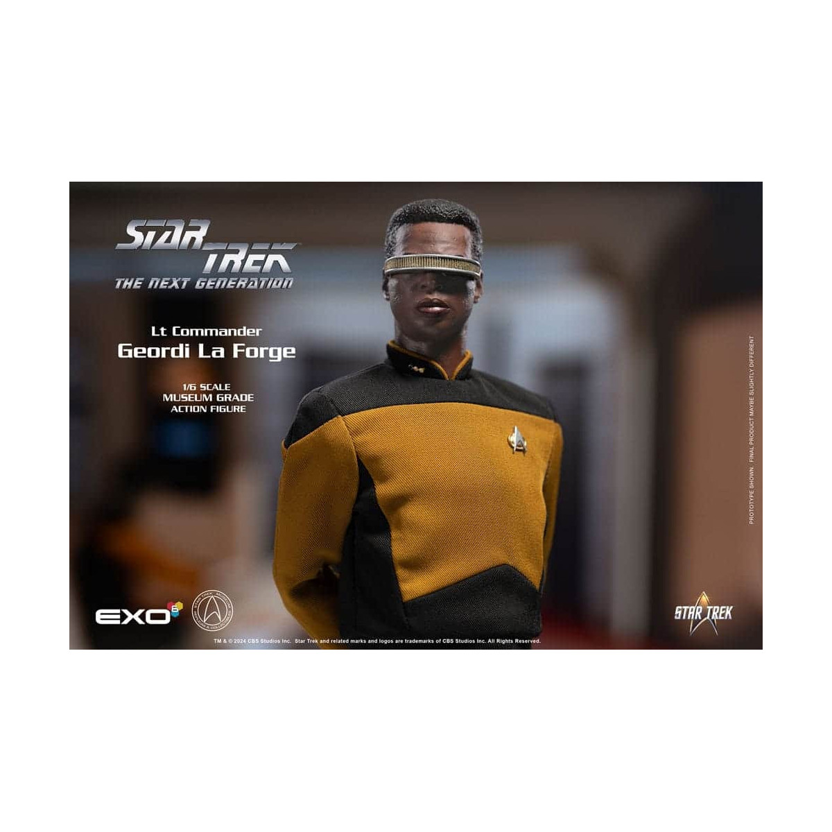 EXO-6 - Star Trek: The Next Generation - Geordi La Forge Versión Estándar Figura a Escala 1:6
