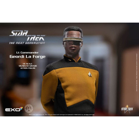 EXO-6 - Star Trek: The Next Generation - Geordi La Forge Versión Estándar Figura a Escala 1:6
