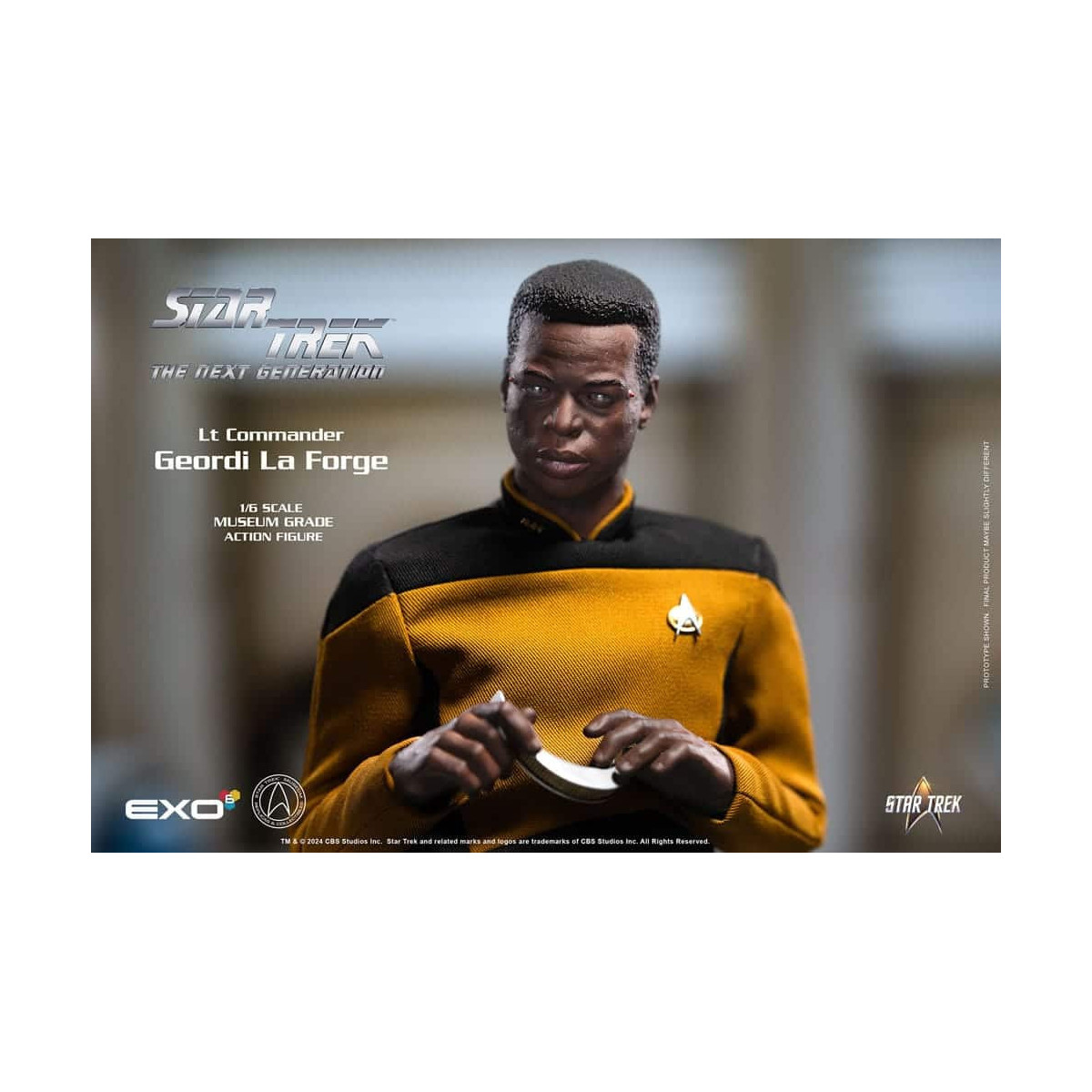 EXO-6 - Star Trek: The Next Generation - Geordi La Forge Versión Estándar Figura a Escala 1:6