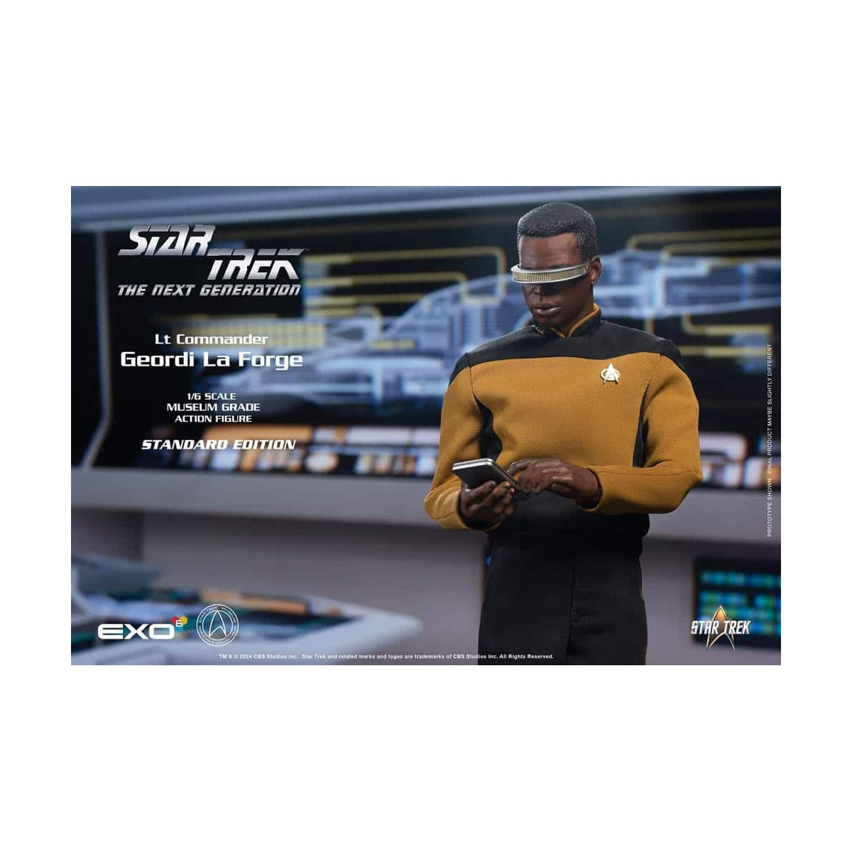 EXO-6 - Star Trek: The Next Generation - Geordi La Forge Versión Estándar Figura a Escala 1:6