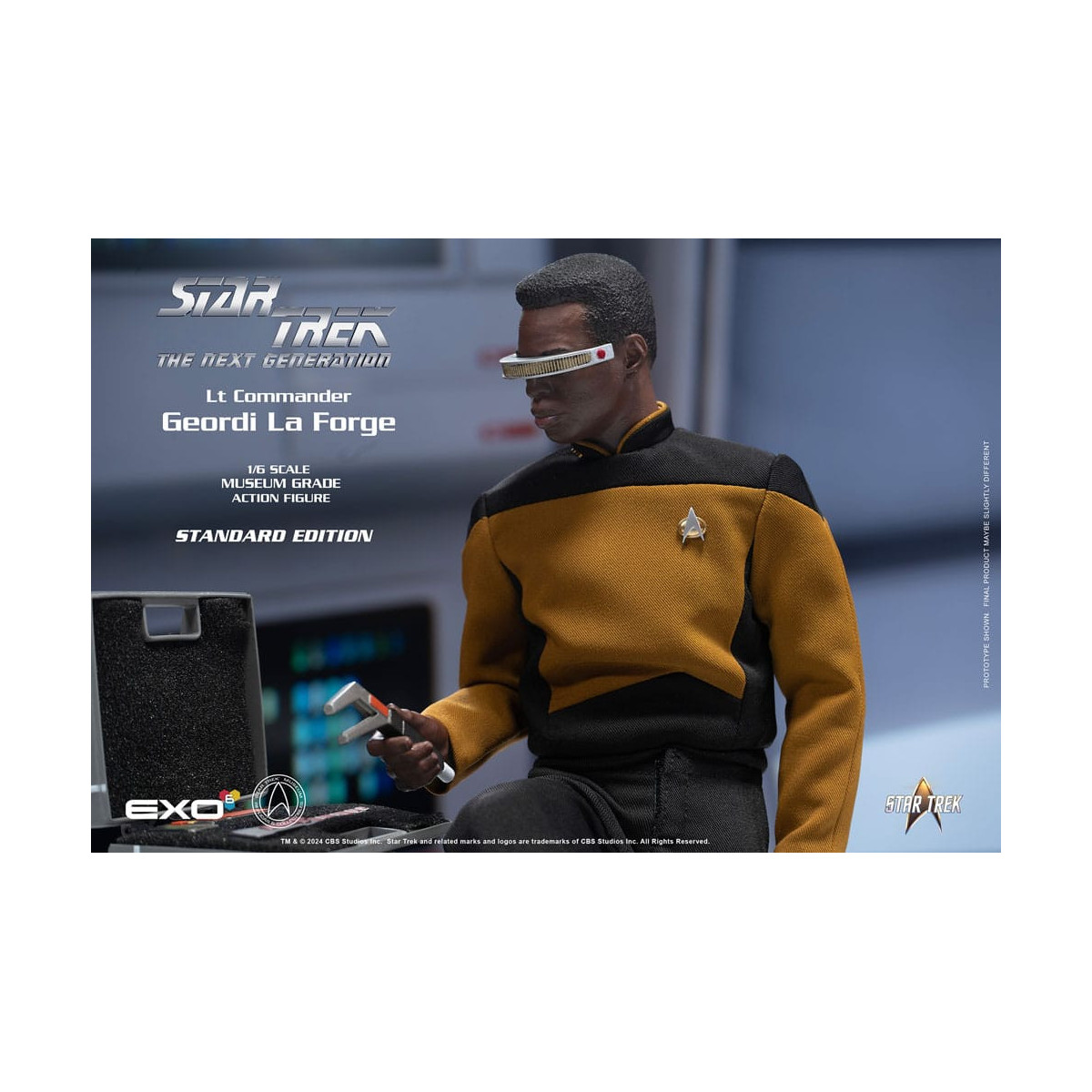 EXO-6 - Star Trek: The Next Generation - Geordi La Forge Versión Estándar Figura a Escala 1:6