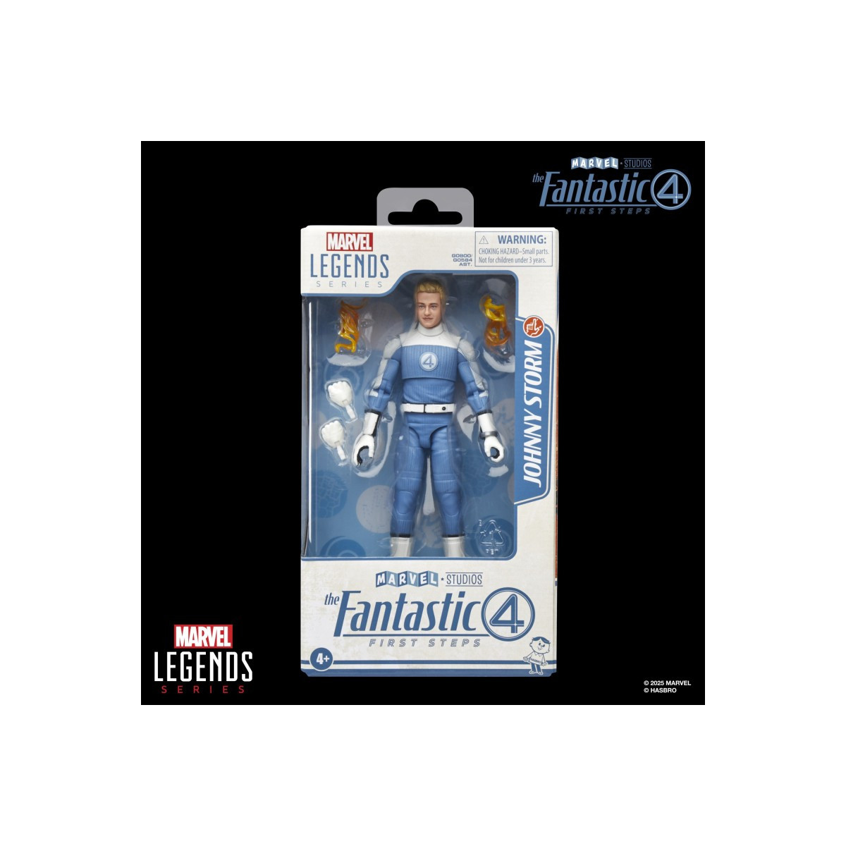 Marvel Legends - Johnny Storm - Los Cuatro Fantásticos Primeros Pasos