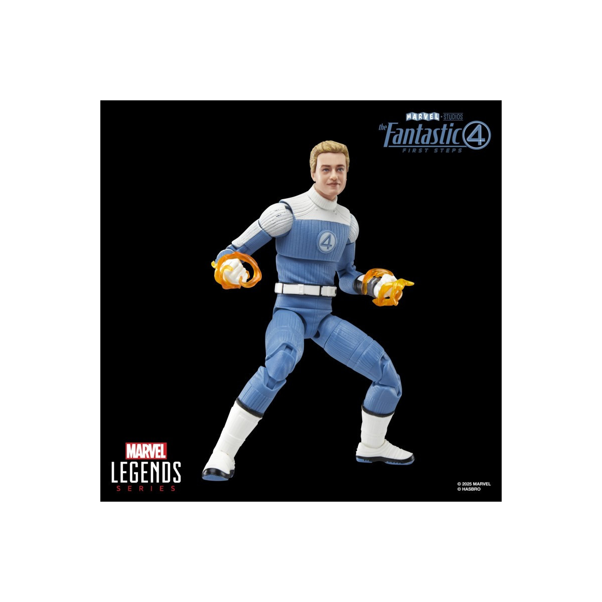 Marvel Legends - Johnny Storm - Los Cuatro Fantásticos Primeros Pasos