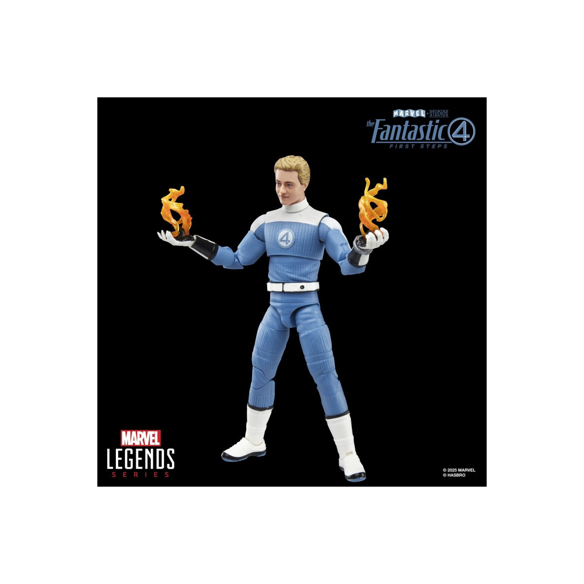 Marvel Legends - Johnny Storm - Los Cuatro Fantásticos Primeros Pasos