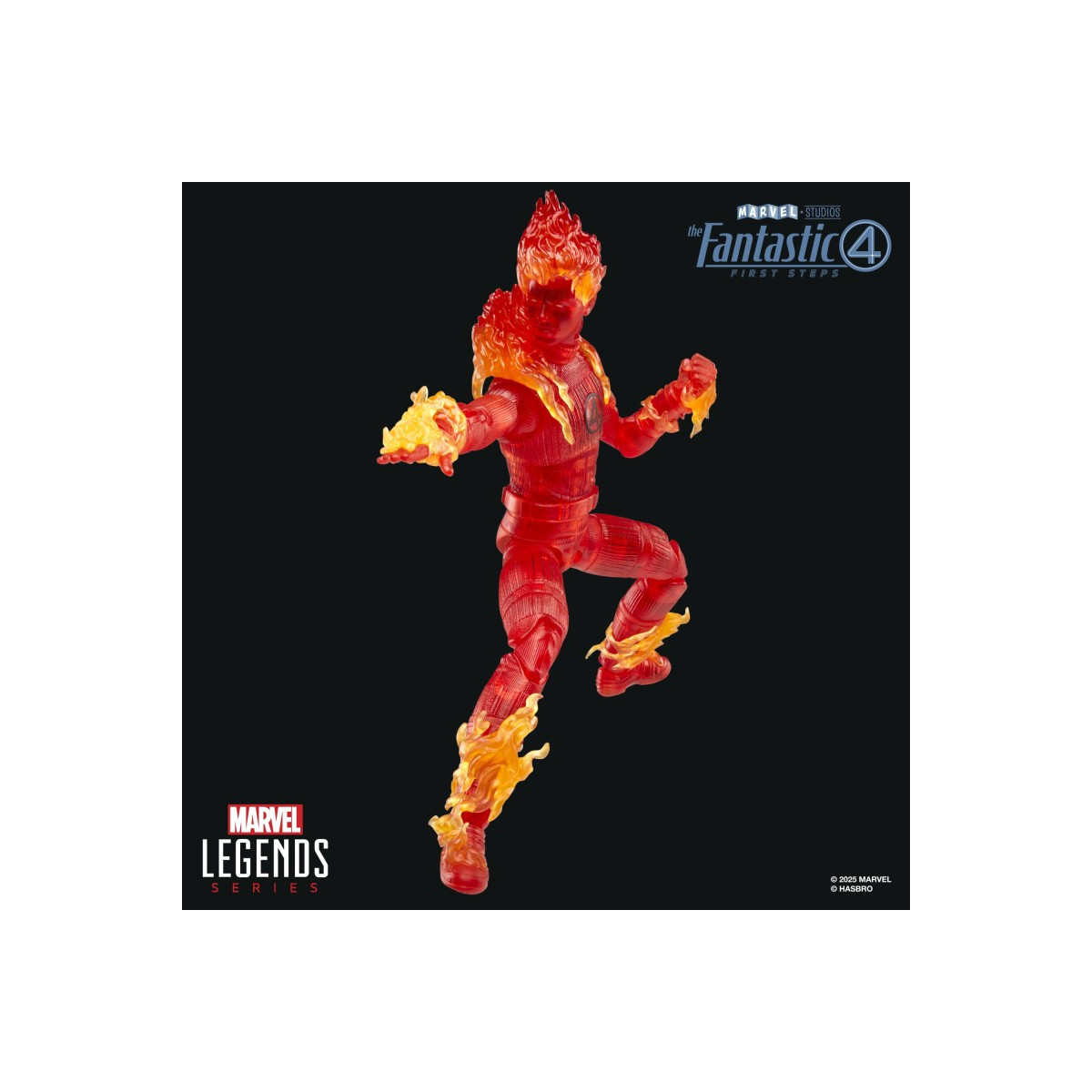 Marvel Legends - Antorcha Humana - Los Cuatro Fantásticos Primeros Pasos