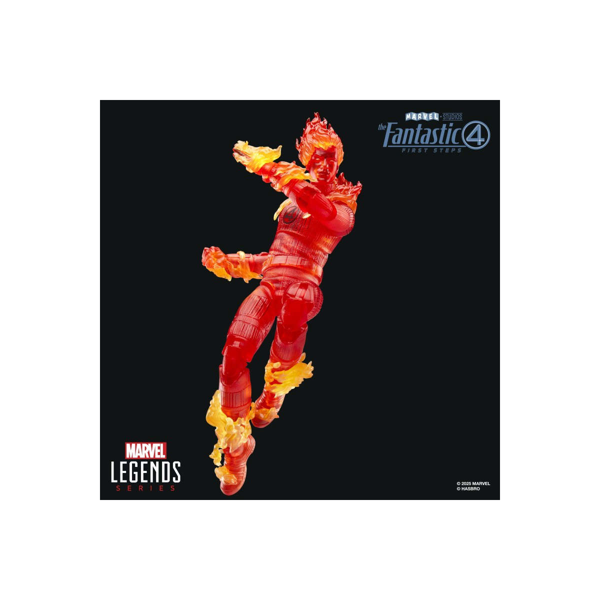 Marvel Legends - Antorcha Humana - Los Cuatro Fantásticos Primeros Pasos