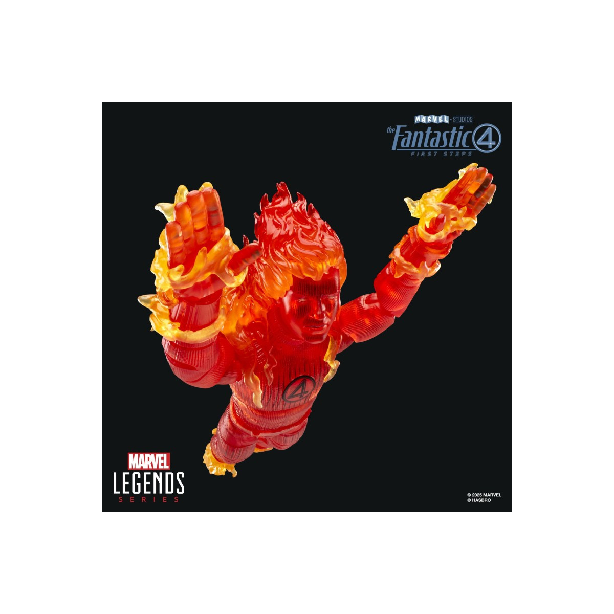 Marvel Legends - Antorcha Humana - Los Cuatro Fantásticos Primeros Pasos