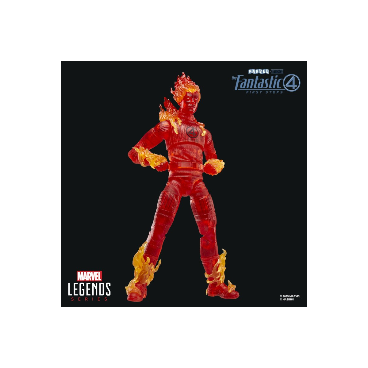 Marvel Legends - Antorcha Humana - Los Cuatro Fantásticos Primeros Pasos