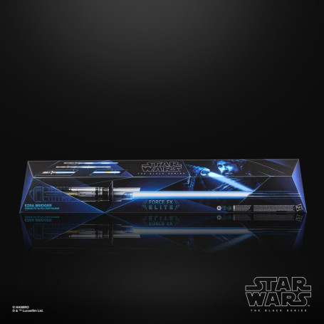Hasbro - Ezra Bridger Sable láser Force Fx - Negro Serie Réplica Elite