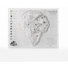 ECC Elite Creature Collectibles - Jurassic Park Mapa topográfico de Isla Nublar