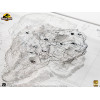 ECC Elite Creature Collectibles - Jurassic Park Mapa topográfico de Isla Nublar