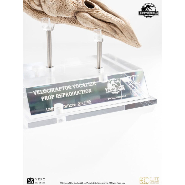 Coleccionables de criaturas de élite ECC - Jurassic Park 3 Velociraptor Cámara de resonancia 1/1