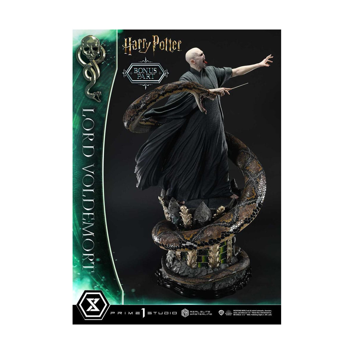 Prime 1 Studio - Harry Potter estatuilla Real Elite Masterline Series 1/4 Lord Voldemort Bonus Version
