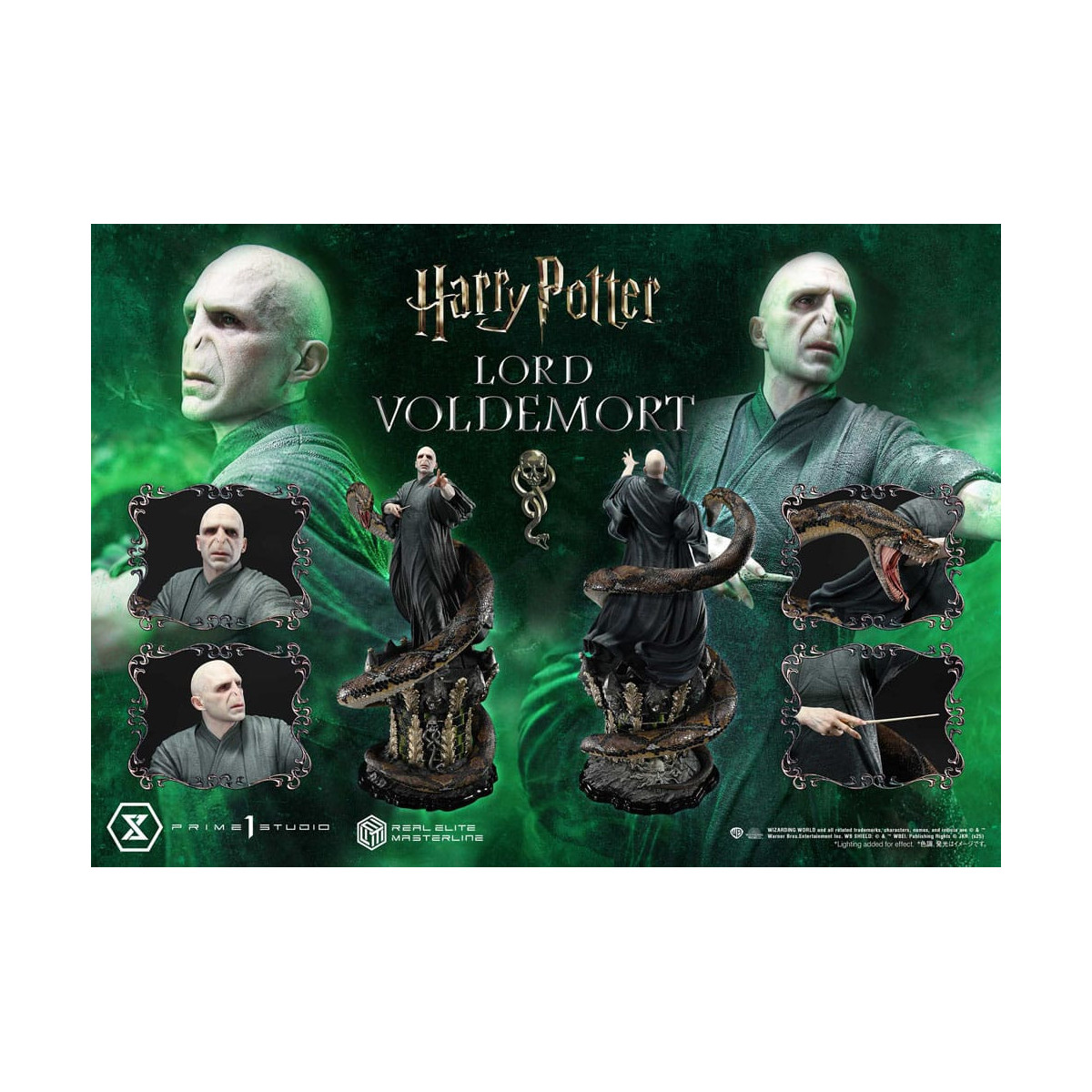 Prime 1 Studio - Harry Potter estatuilla Real Elite Masterline Series 1/4 Lord Voldemort Bonus Version