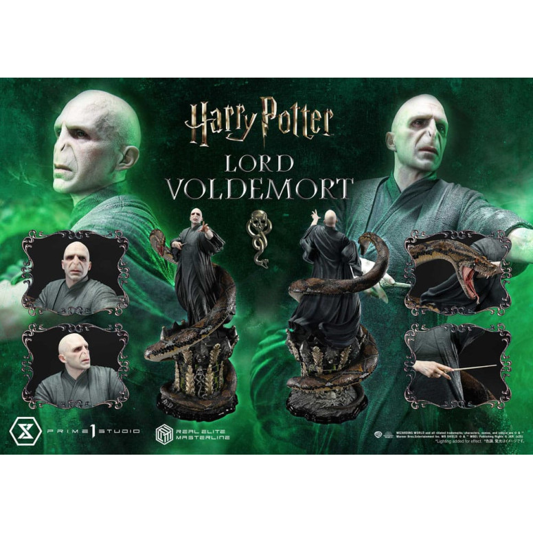 Prime 1 Studio - Harry Potter estatuilla Real Elite Masterline Series 1/4 Lord Voldemort Bonus Version