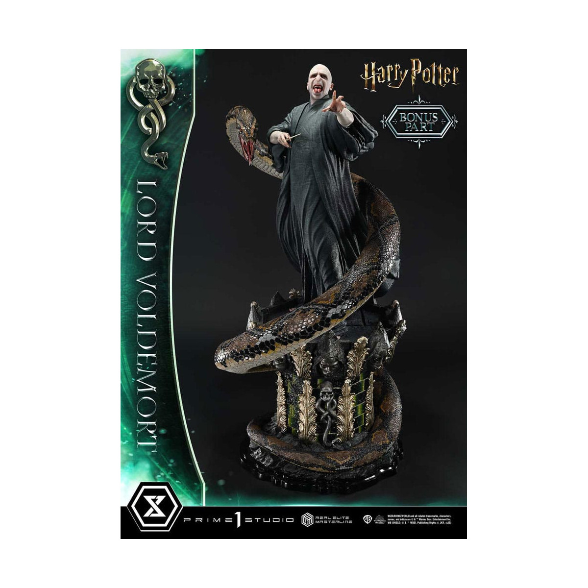 Prime 1 Studio - Harry Potter estatuilla Real Elite Masterline Series 1/4 Lord Voldemort Bonus Version