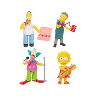 Jakks Pacific - The Los Simpson - Wave 2 Homer, Krusty, Lisa, Moe