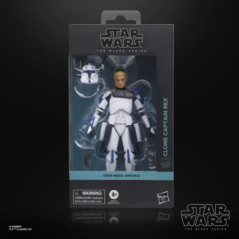 Star Wars The Black Series - Figurita del Capitán Clon Rex - Ahsoka
