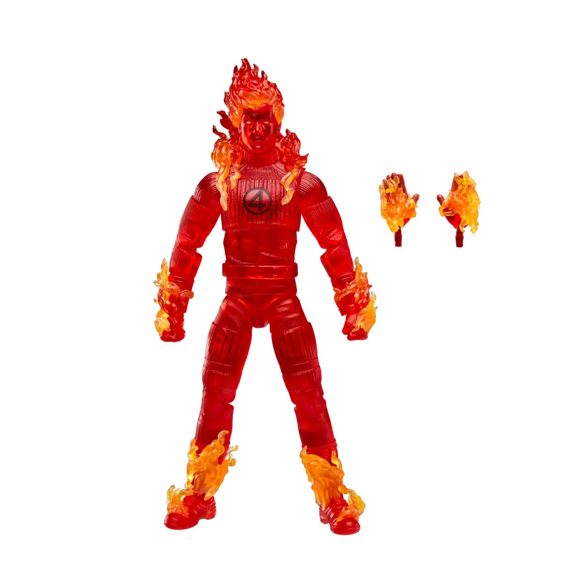 Marvel Legends - Antorcha Humana - Los Cuatro Fantásticos Primeros Pasos figura de acción