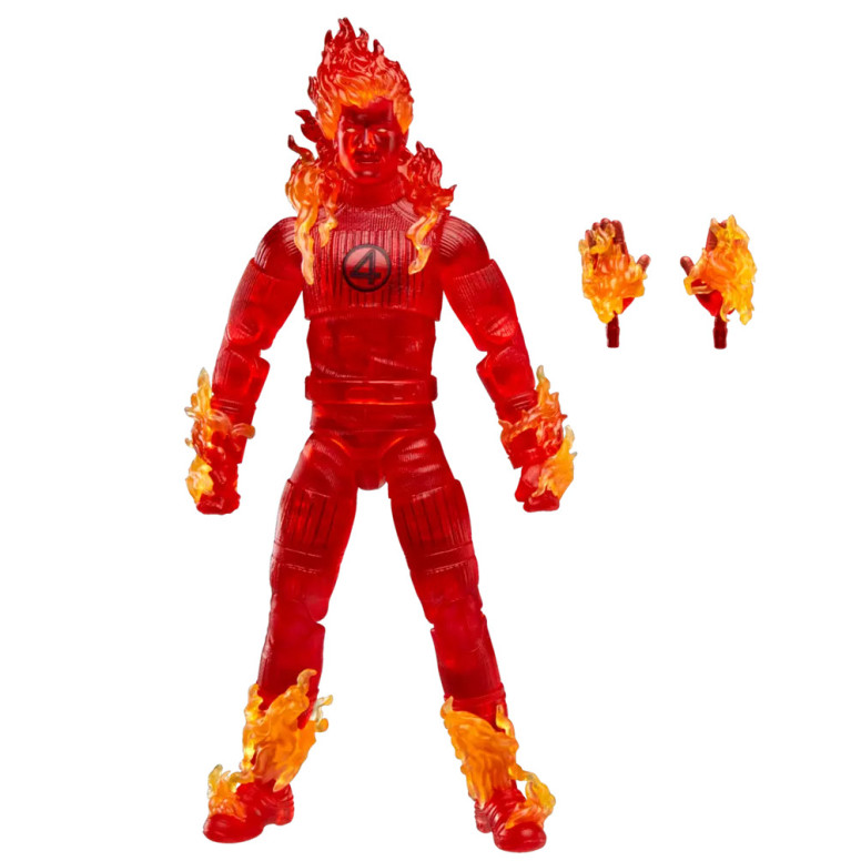 Marvel Legends - Antorcha Humana - Los Cuatro Fantásticos Primeros Pasos figura de acción