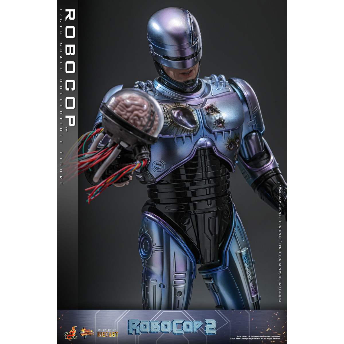 Hot Toys - RoboCop 2 Movie Masterpiece figura de acción 1/6