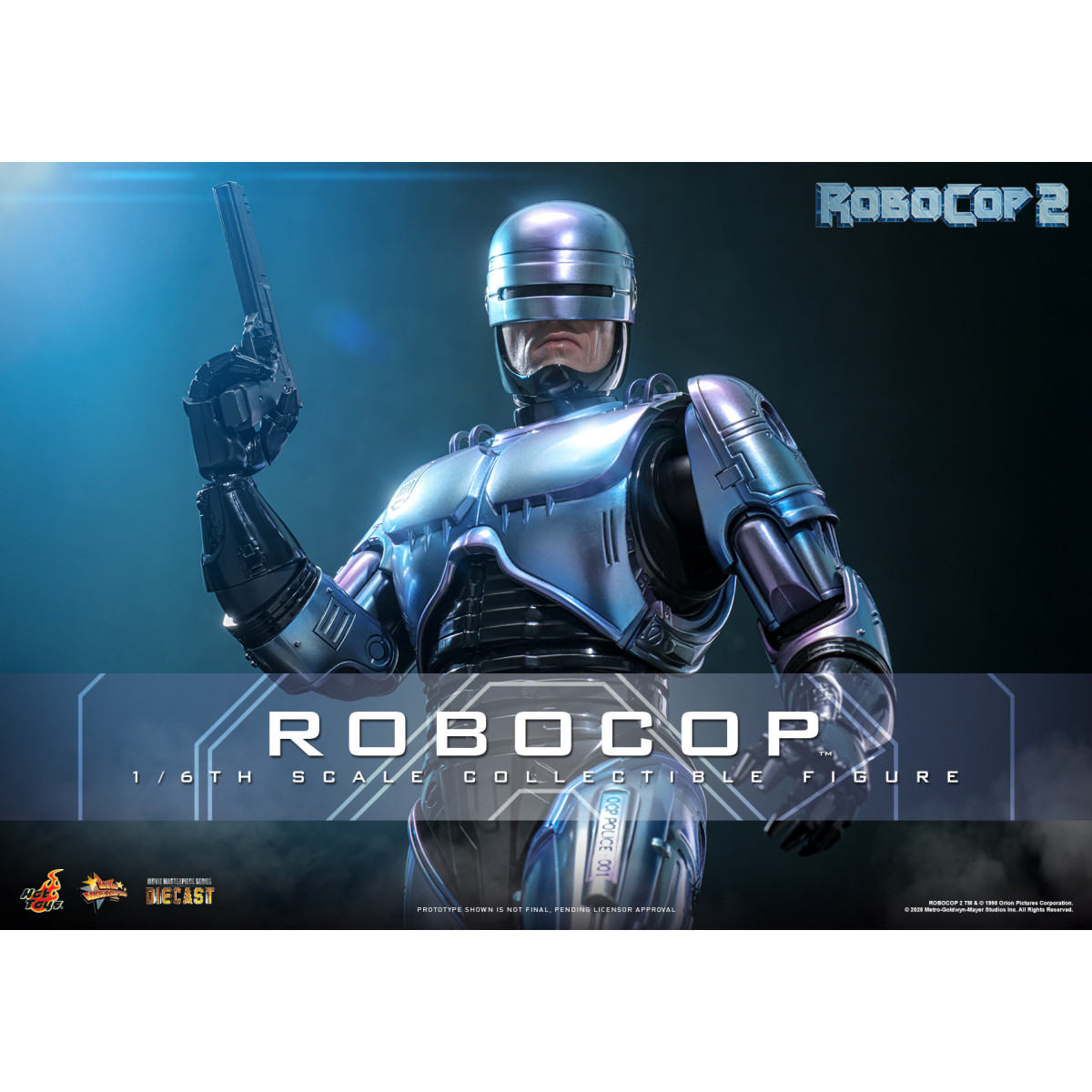 Hot Toys - RoboCop 2 Movie Masterpiece figura de acción 1/6