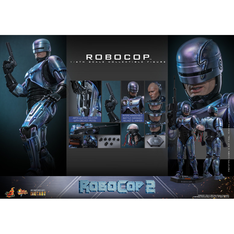 Hot Toys - RoboCop 2 Movie Masterpiece figura de acción 1/6