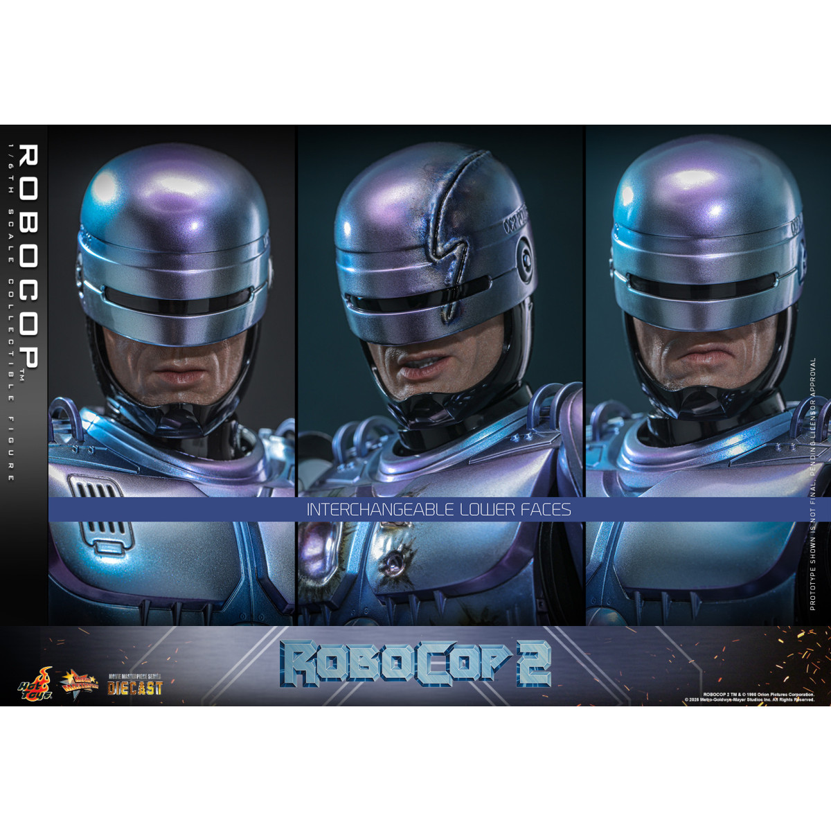Hot Toys - RoboCop 2 Movie Masterpiece figura de acción 1/6