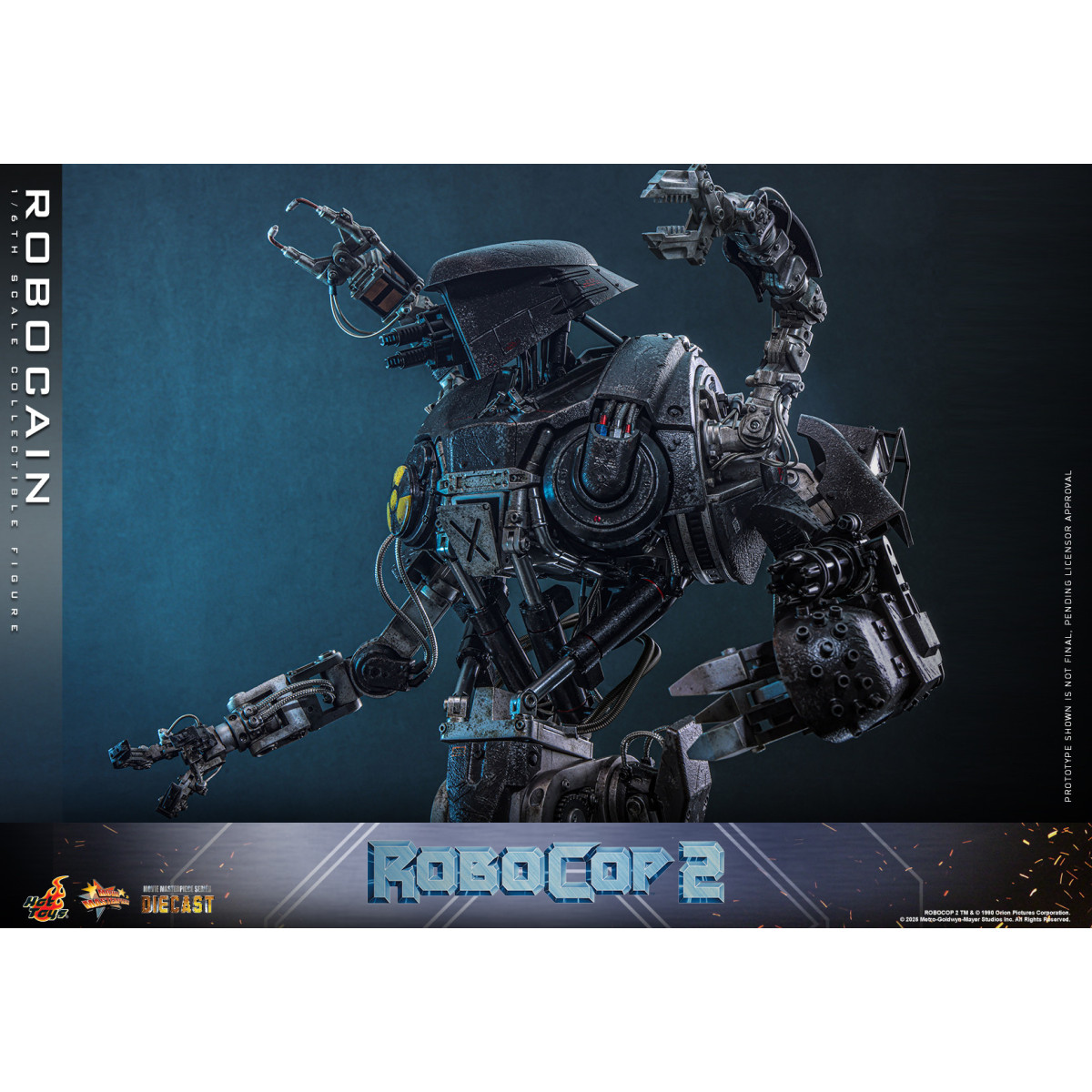 Hot Toys - RoboCop 2 - RoboCain Movie Masterpiece figura de acción 1/6