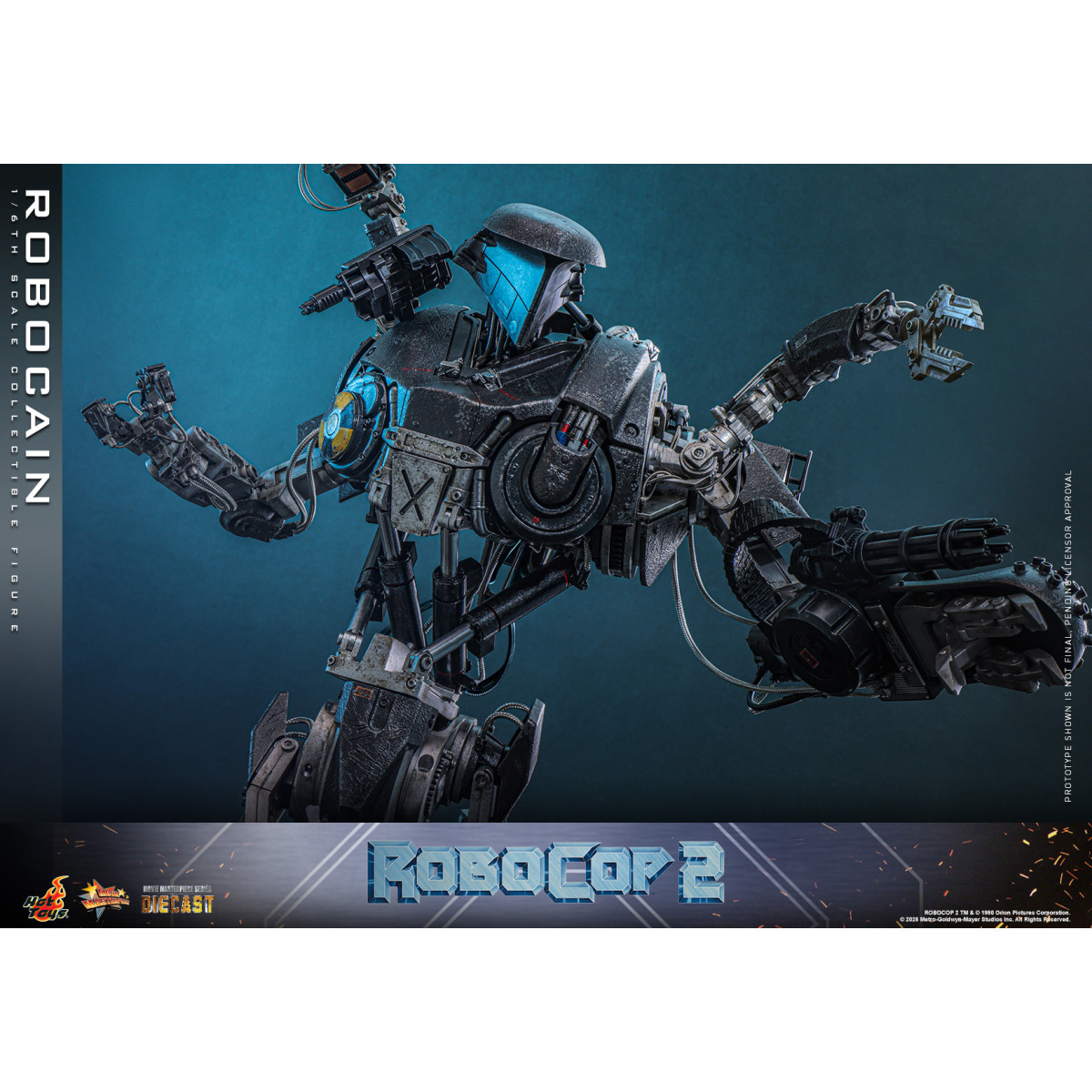 Hot Toys - RoboCop 2 - RoboCain Movie Masterpiece figura de acción 1/6