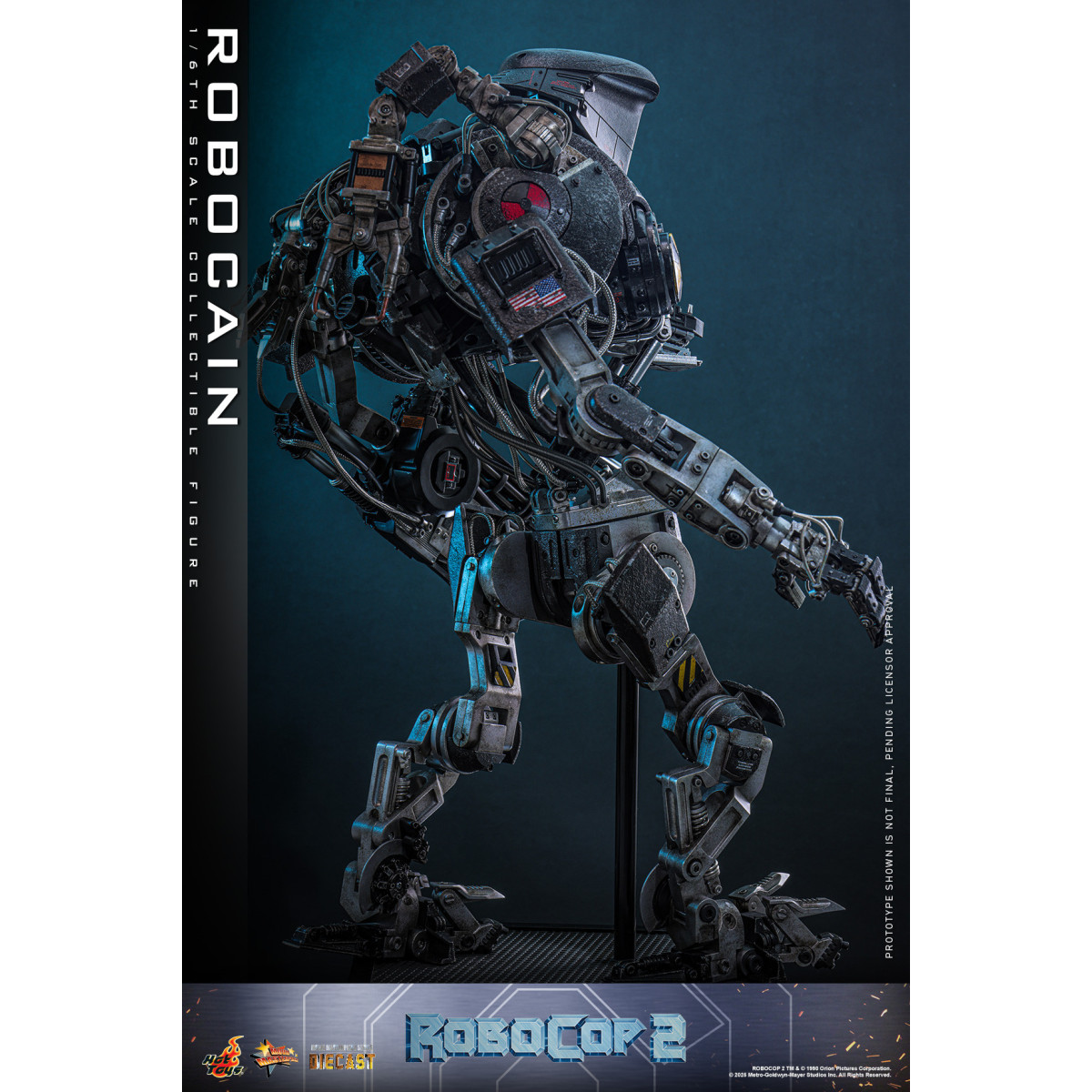 Hot Toys - RoboCop 2 - RoboCain Movie Masterpiece figura de acción 1/6