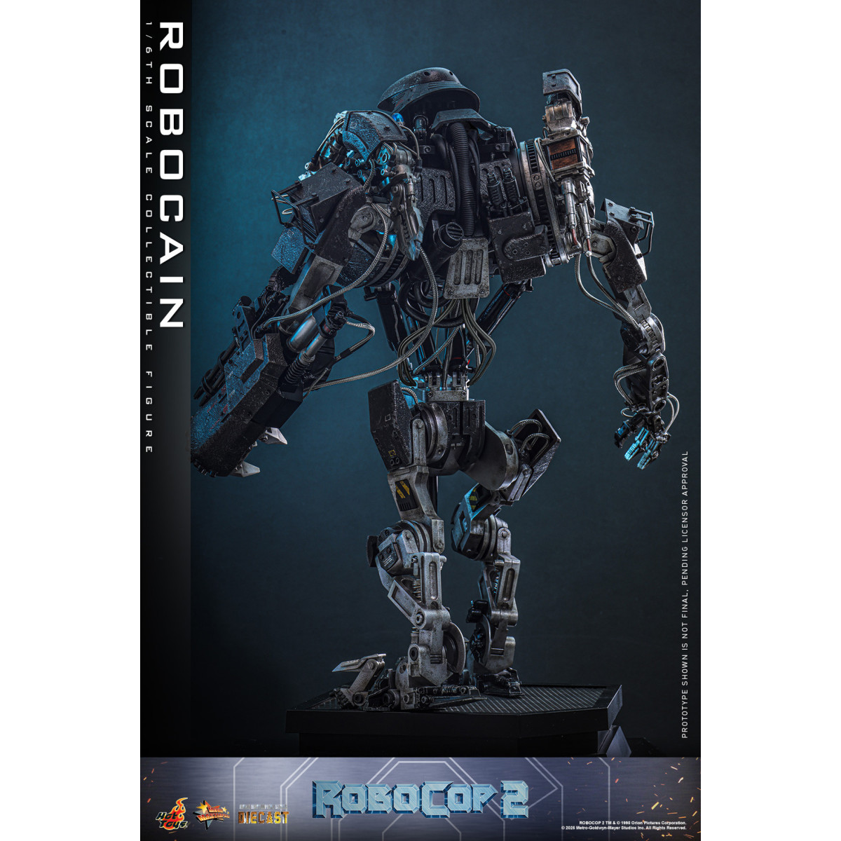 Hot Toys - RoboCop 2 - RoboCain Movie Masterpiece figura de acción 1/6