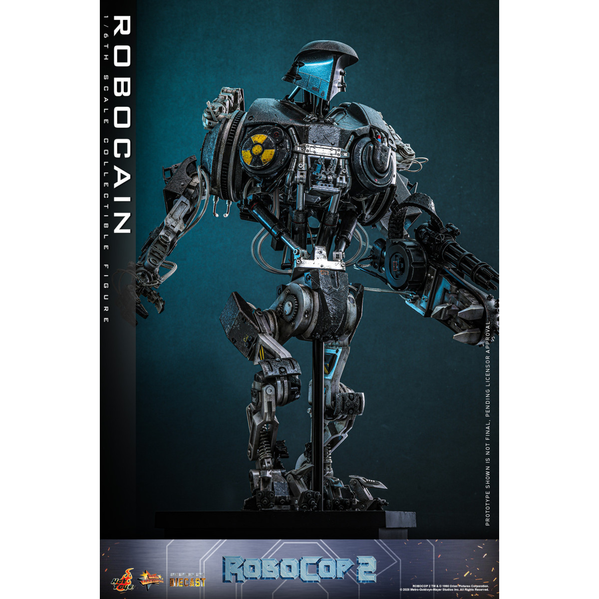 Hot Toys - RoboCop 2 - RoboCain Movie Masterpiece figura de acción 1/6