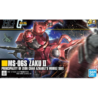 Bandai - Gunpla - Gundam 1/144 HG - MS-06S ZAKU II - Mobile Suit Gundam UC