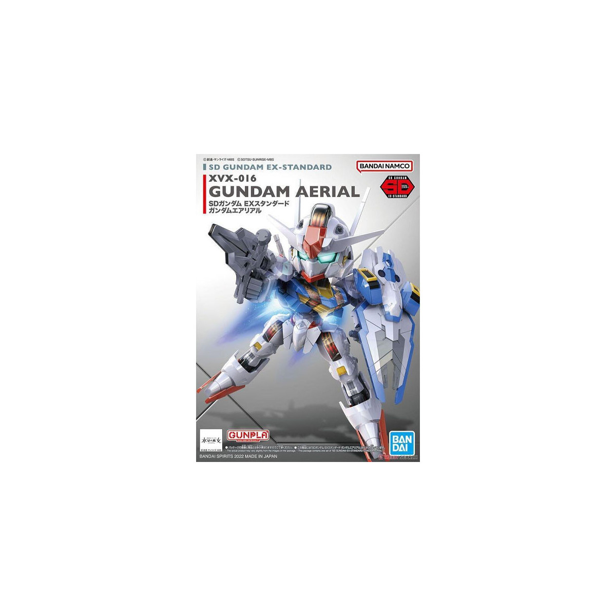 Bandai - Gunpla - SD Gundam Ex-Standard - XVX-016 Gundam Aéreo - MOBILE SUIT Gundam: La bruja de Mercurio