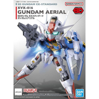 Bandai - Gunpla - SD Gundam Ex-Standard - XVX-016 Gundam Aéreo - MOBILE SUIT Gundam: La bruja de Mercurio